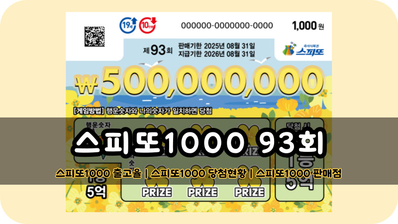 스피또1000 93회