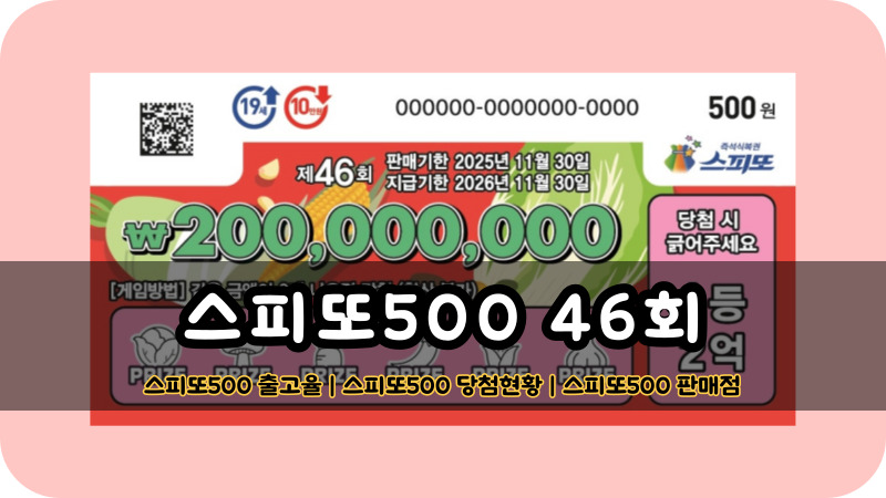 스피또500 46회