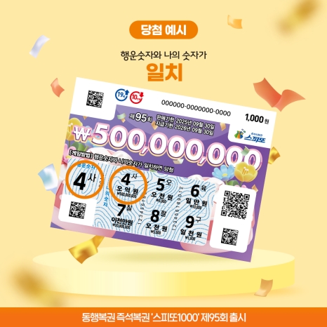 스피또1000 95회_당첨