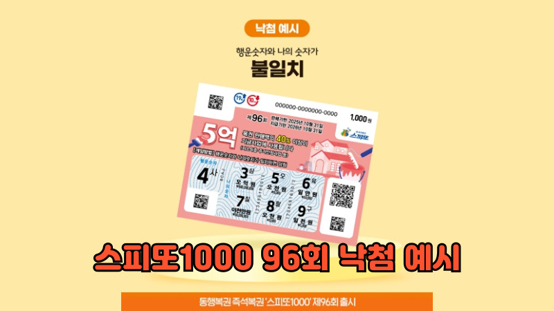 스피또1000 96회_낙첨