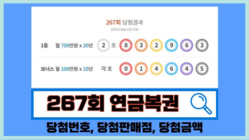 267회 연금복권