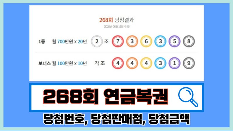 268회 연금복권