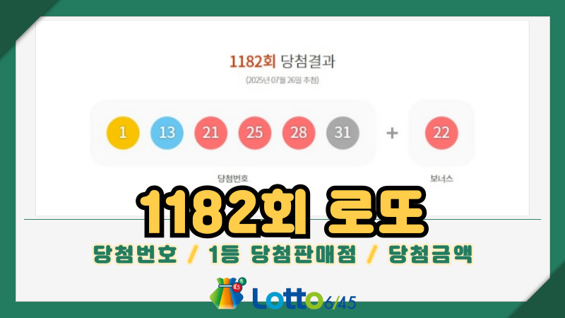 1182회 로또