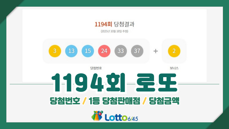 1194회 로또
