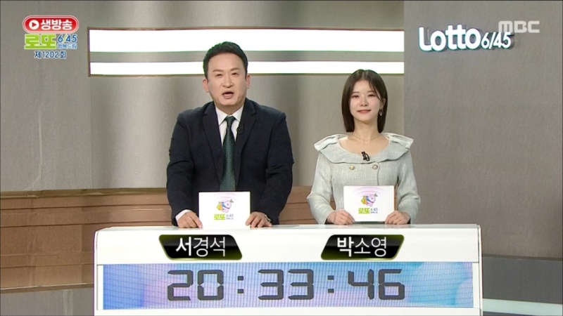 1202회 로또복권 당첨 추첨-a