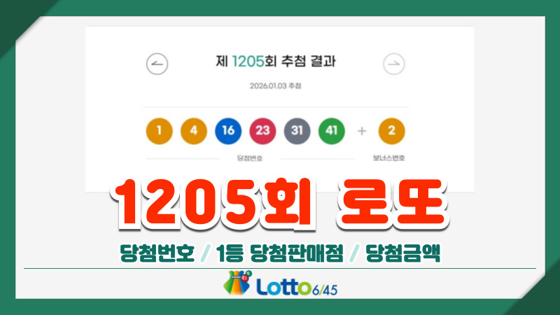 1205회 로또