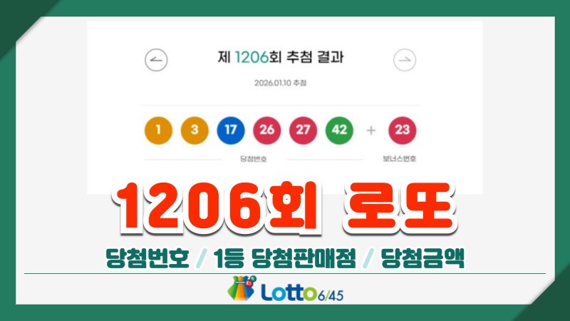 1206회 로또