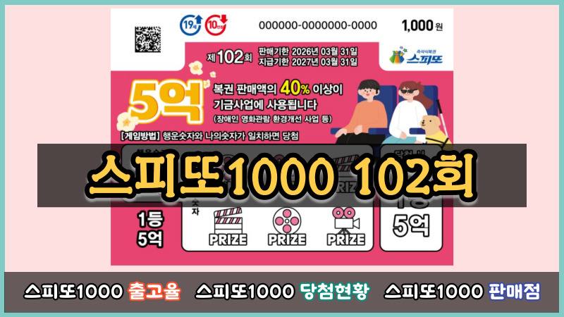 스피또1000 102회