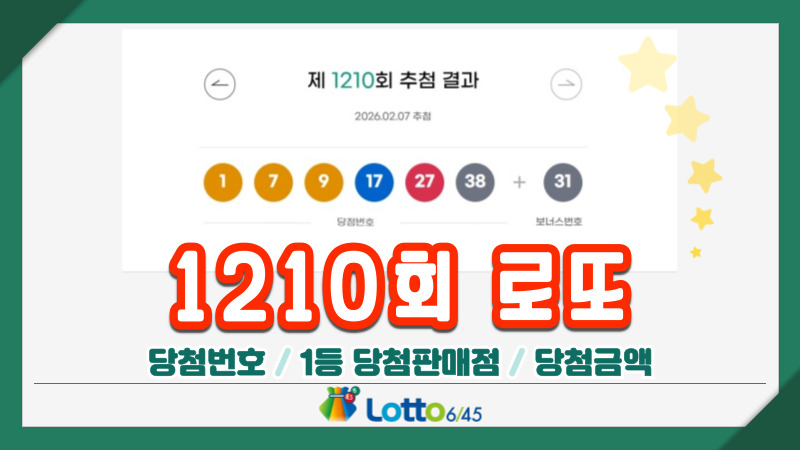 1210회 로또