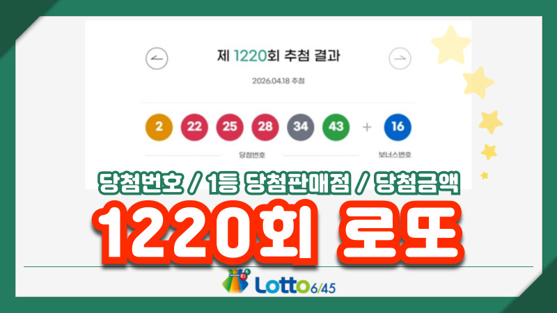 1220회 로또