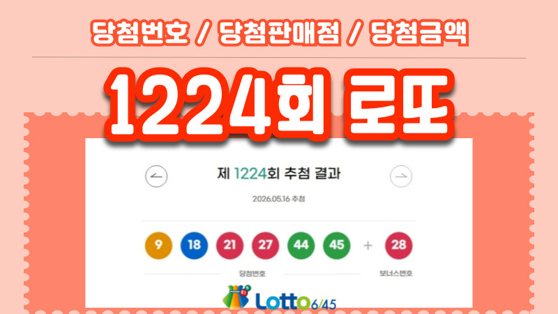 1224회 로또