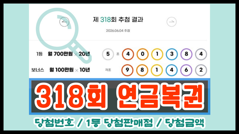 318회 연금복권